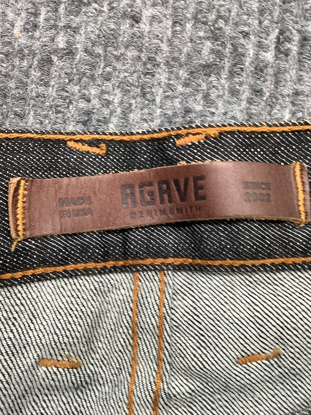 Agave Men's Straight Jeans - Faded Charcoal - Picture 4 of 4